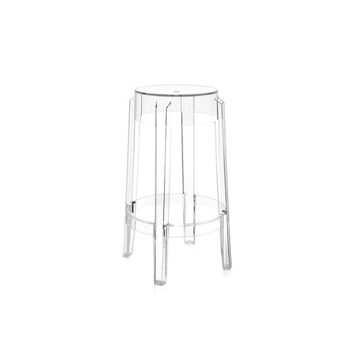 Kartell Kartell Charles Ghost hoge kruk Kartell Kartell Charles Ghost hoge kruk