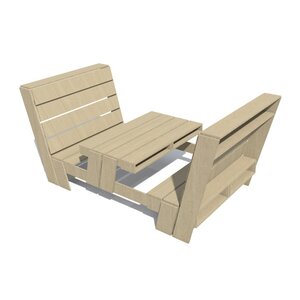 COwerk COwerk Crate houten bank COwerk COwerk Crate houten bank