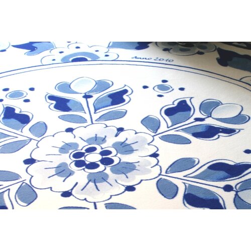 Donkersloot Donkersloot Delfsblauw karpet | vloerkleed