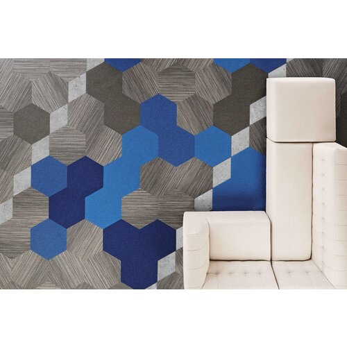 Shaw Shaw Hexagon Plane tapijttegel 5T 054