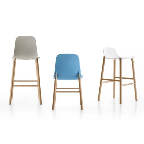 Kristalia Kristalia Sharky Stool hoge kruk Kristalia Kristalia Sharky Stool hoge kruk