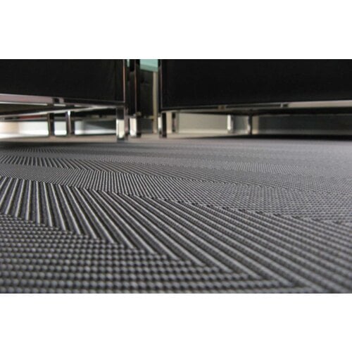 2Tec2 2Tec2 Steel geweven vinyl vloerbedekking 2Tec2 2Tec2 Steel geweven vinyl vloerbedekking