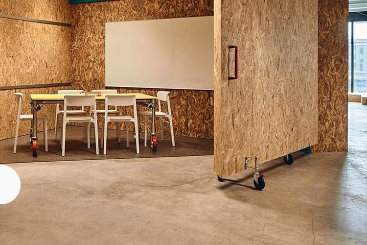 Circulaire kantoorinrichting