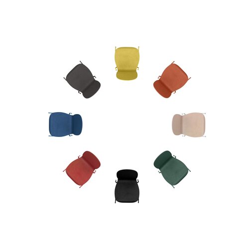 Cappellini Cappellini Tate Color stoel vierpootstoel Cappellini Cappellini Tate Color stoel vierpootstoel