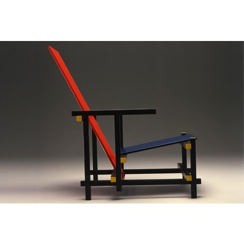 Cassina Cassina Red and Blue 635 Rietveldstoel Cassina Cassina Red and Blue 635 Rietveldstoel